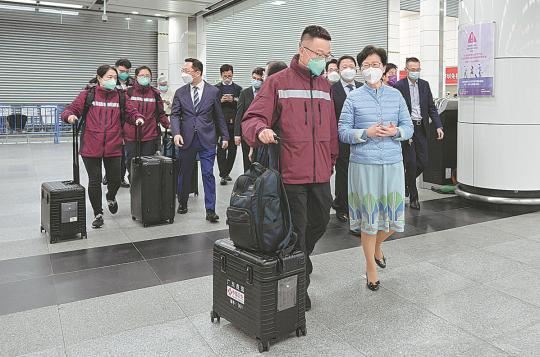 Central gov't boosts support for HK virus fight