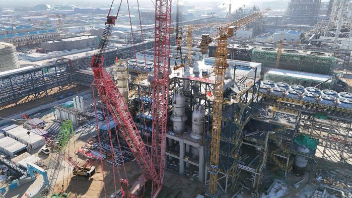 中国化学二化建项目群在榆林展现“铁军”风采